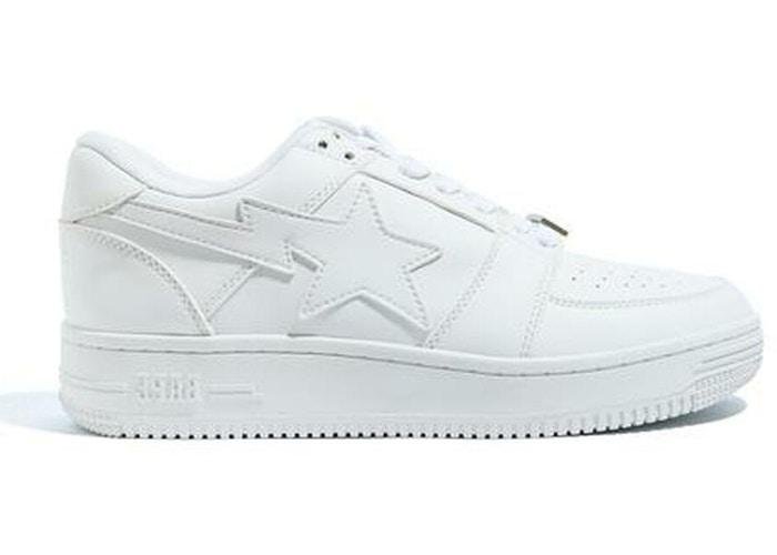 triple white bapesta